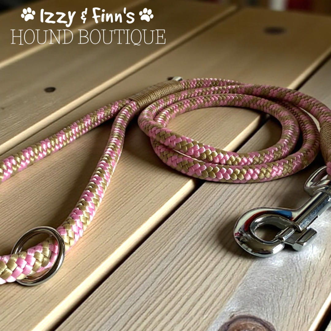 4ft 'Vintage' Braided Rope Clip Lead