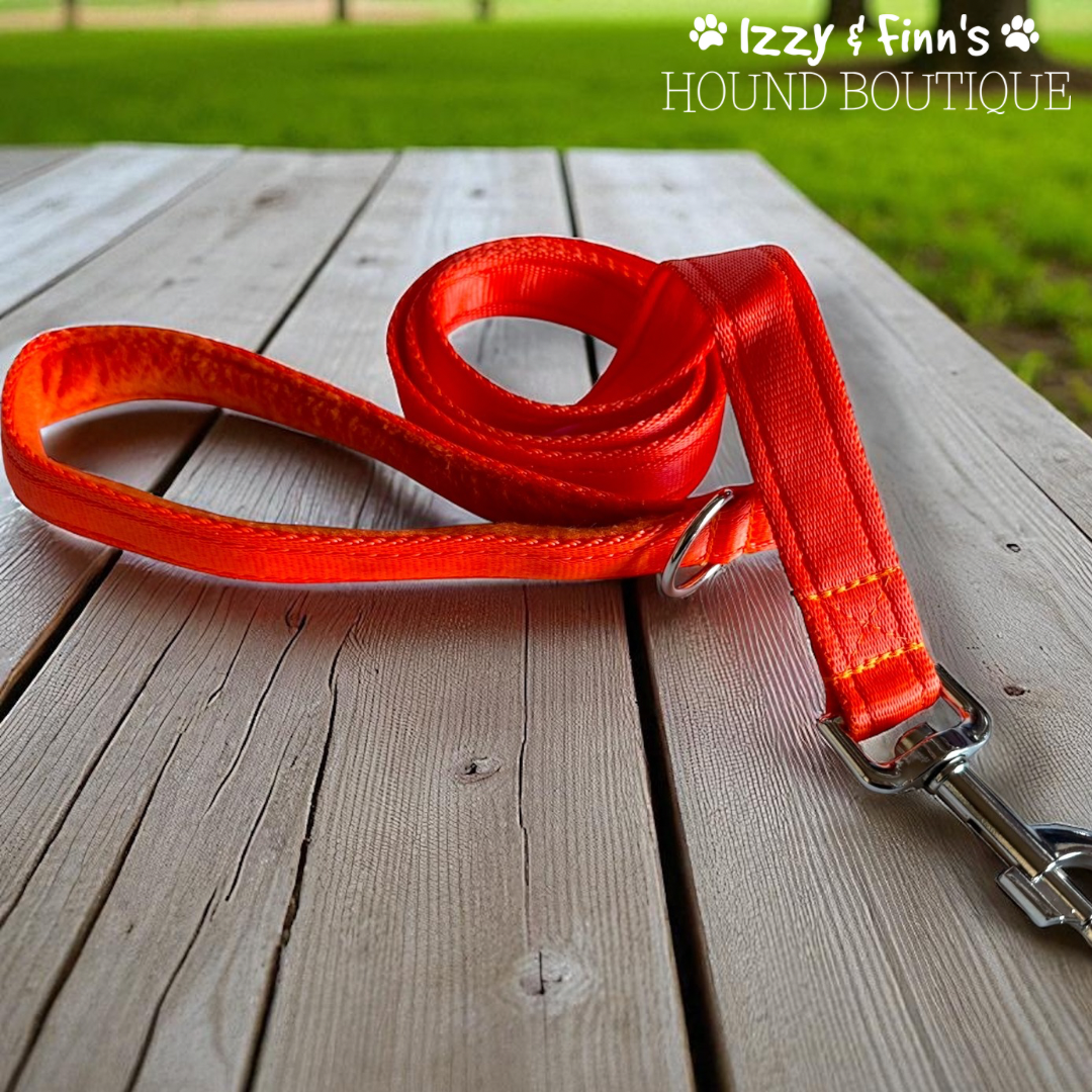 4ft Orange Cushion Web Lead