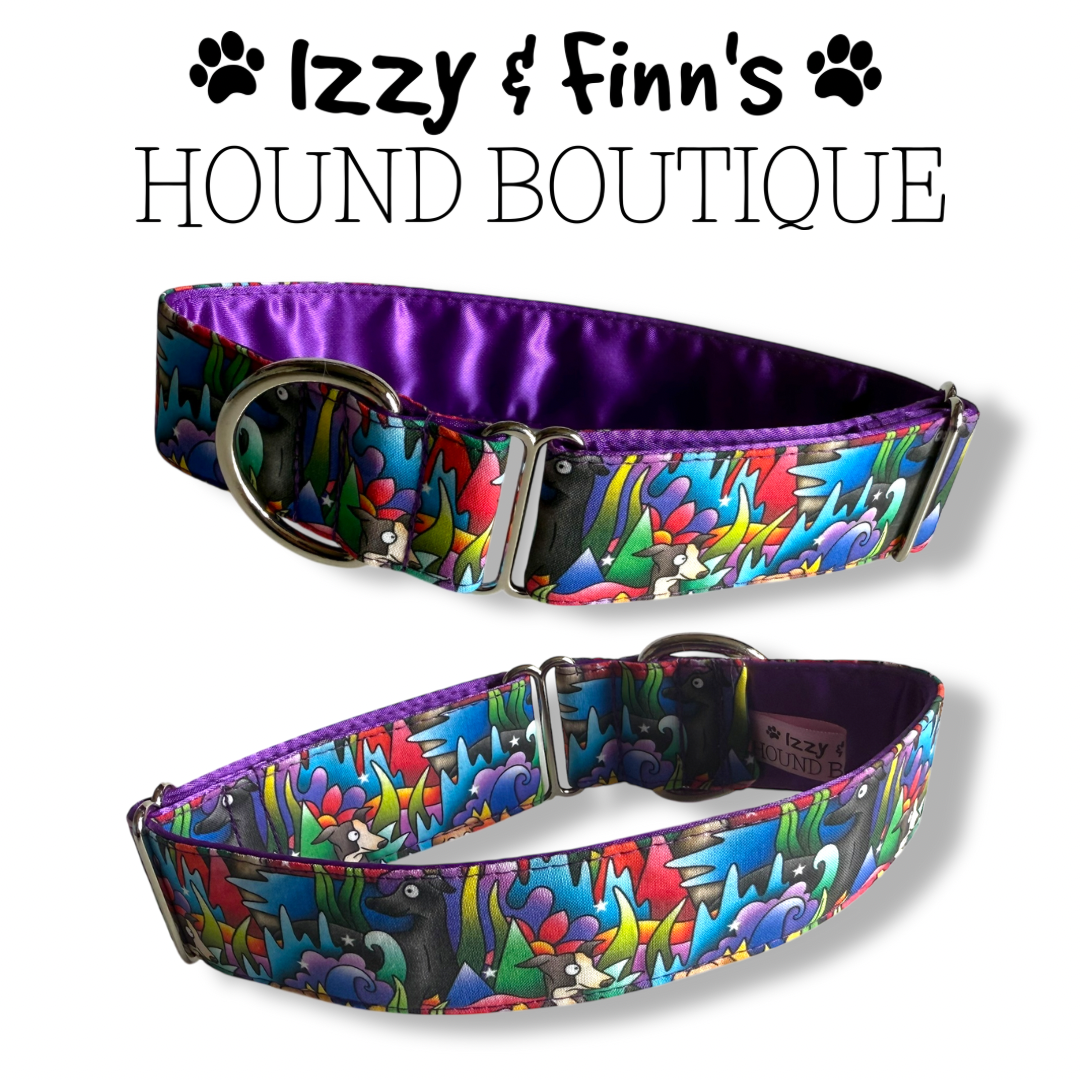 1.5" Noodle Doodle Greyhound House Collar
