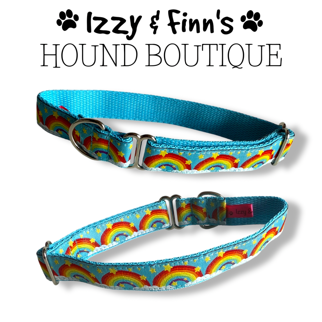 1" 'Rainbows' Greyhound Jacquard House Collar