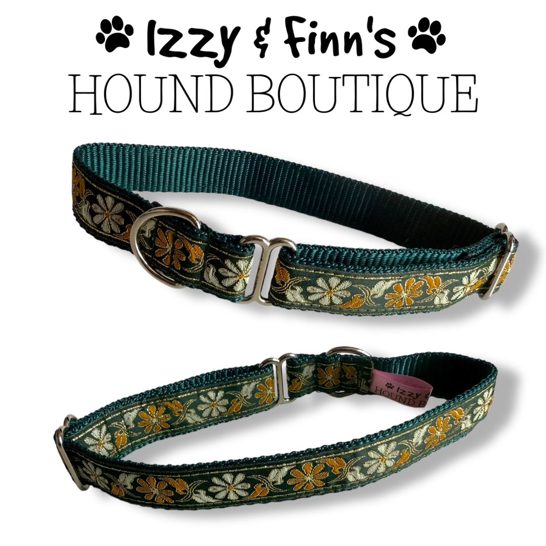 1" 'Agnes' Greyhound Jacquard House Collar