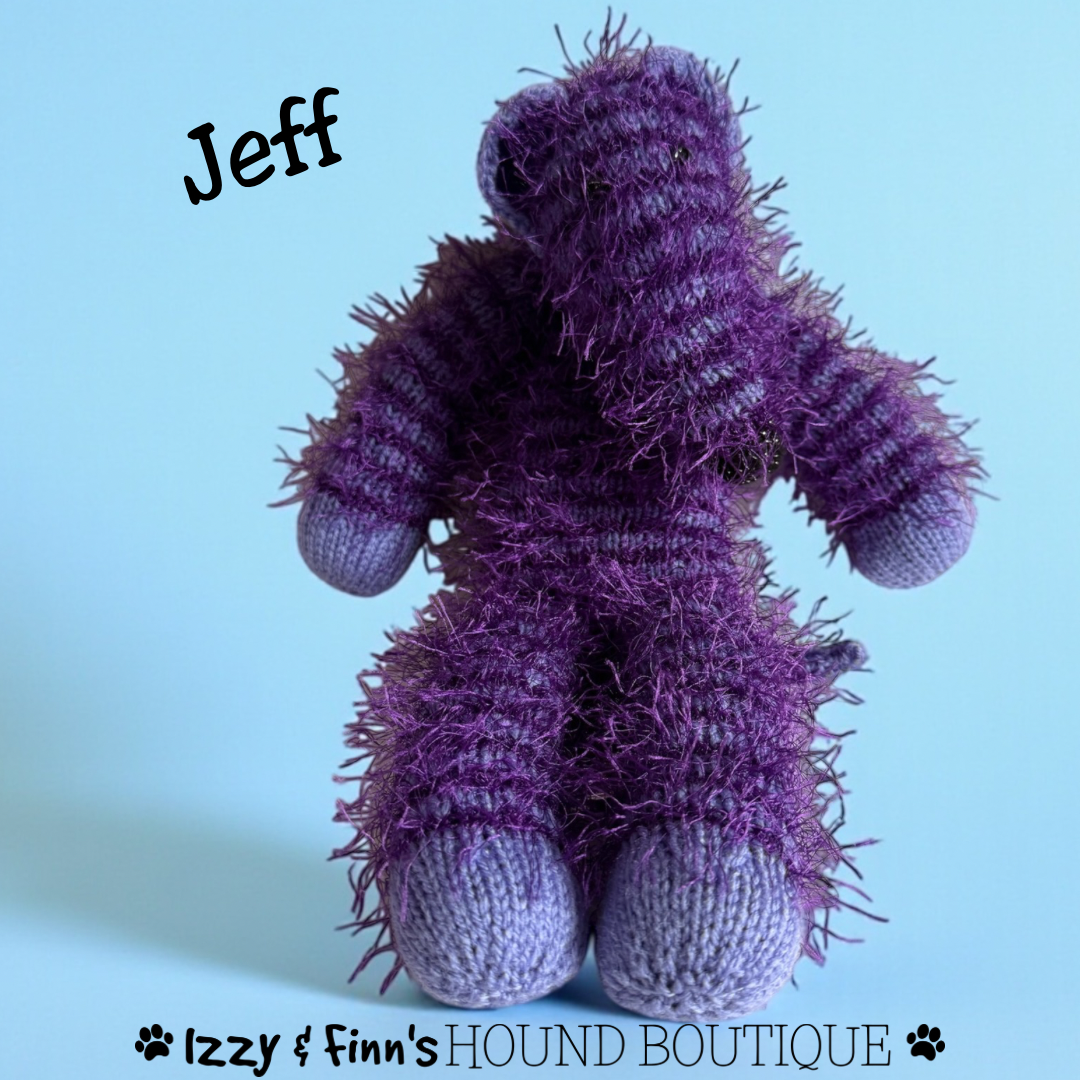 Jeff - The Knitted Sock Dog