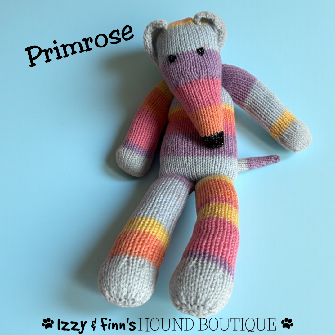 Primrose - The Knitted Sock Dog