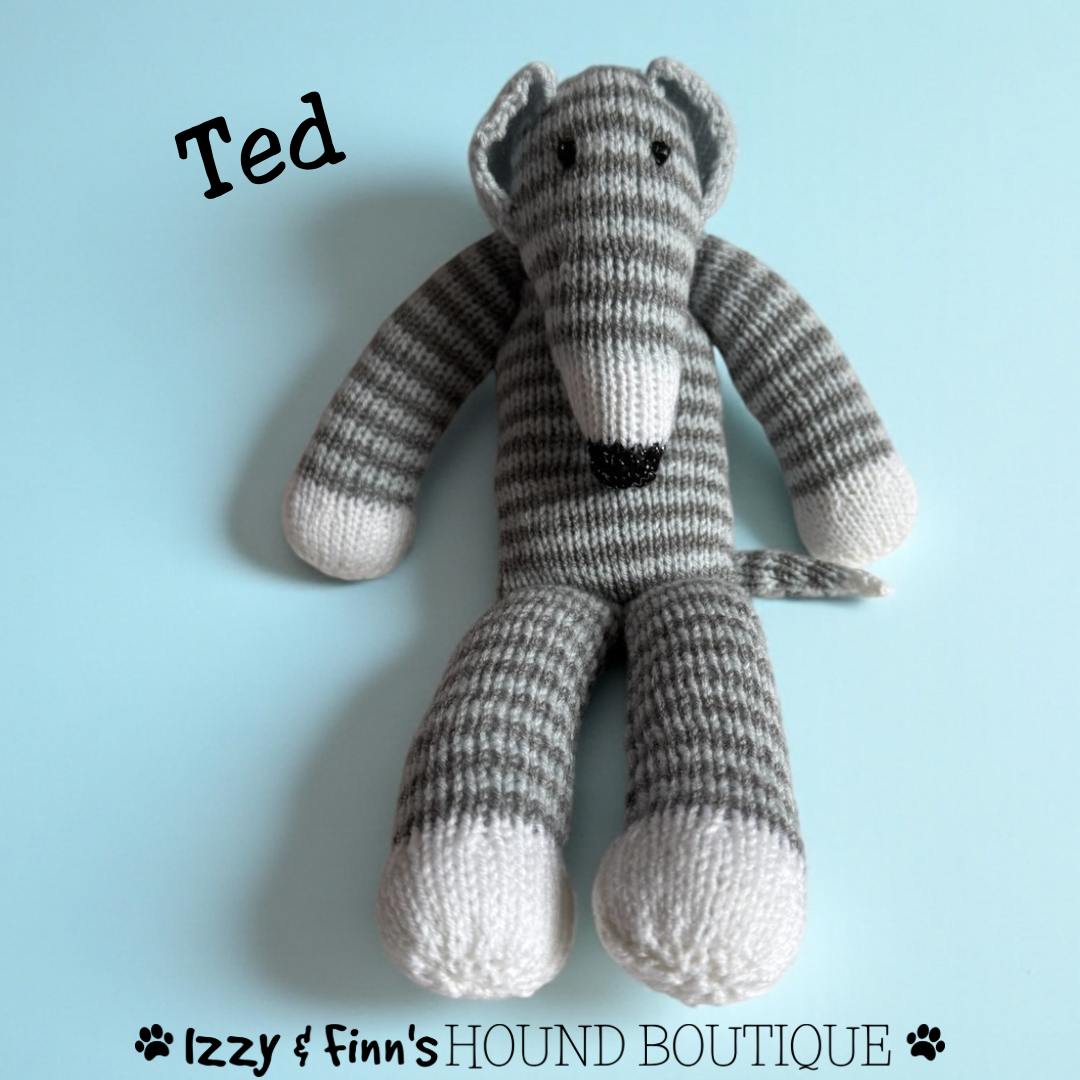 Ted - The Knitted Sock Dog