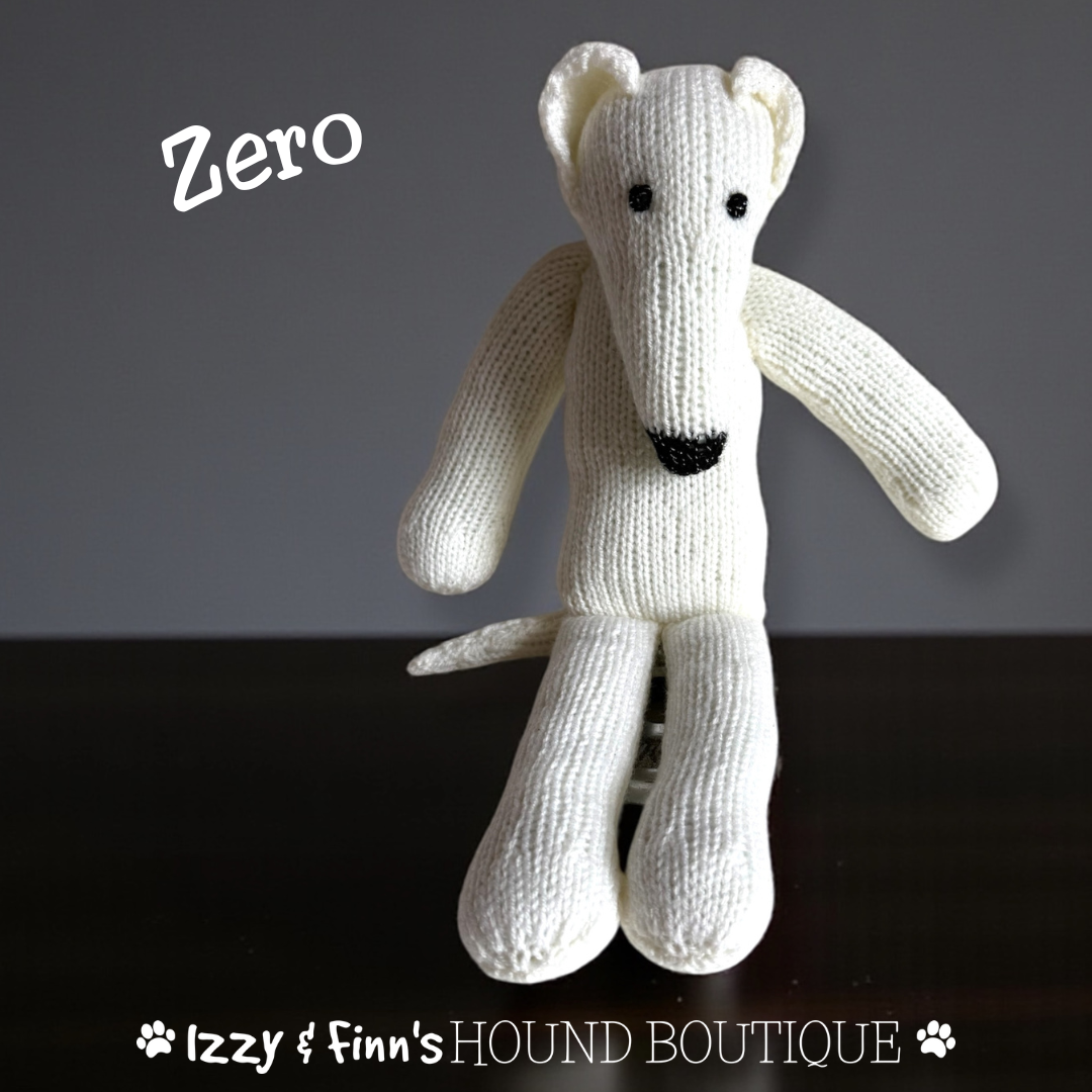 Zero - The Knitted Sock Dog