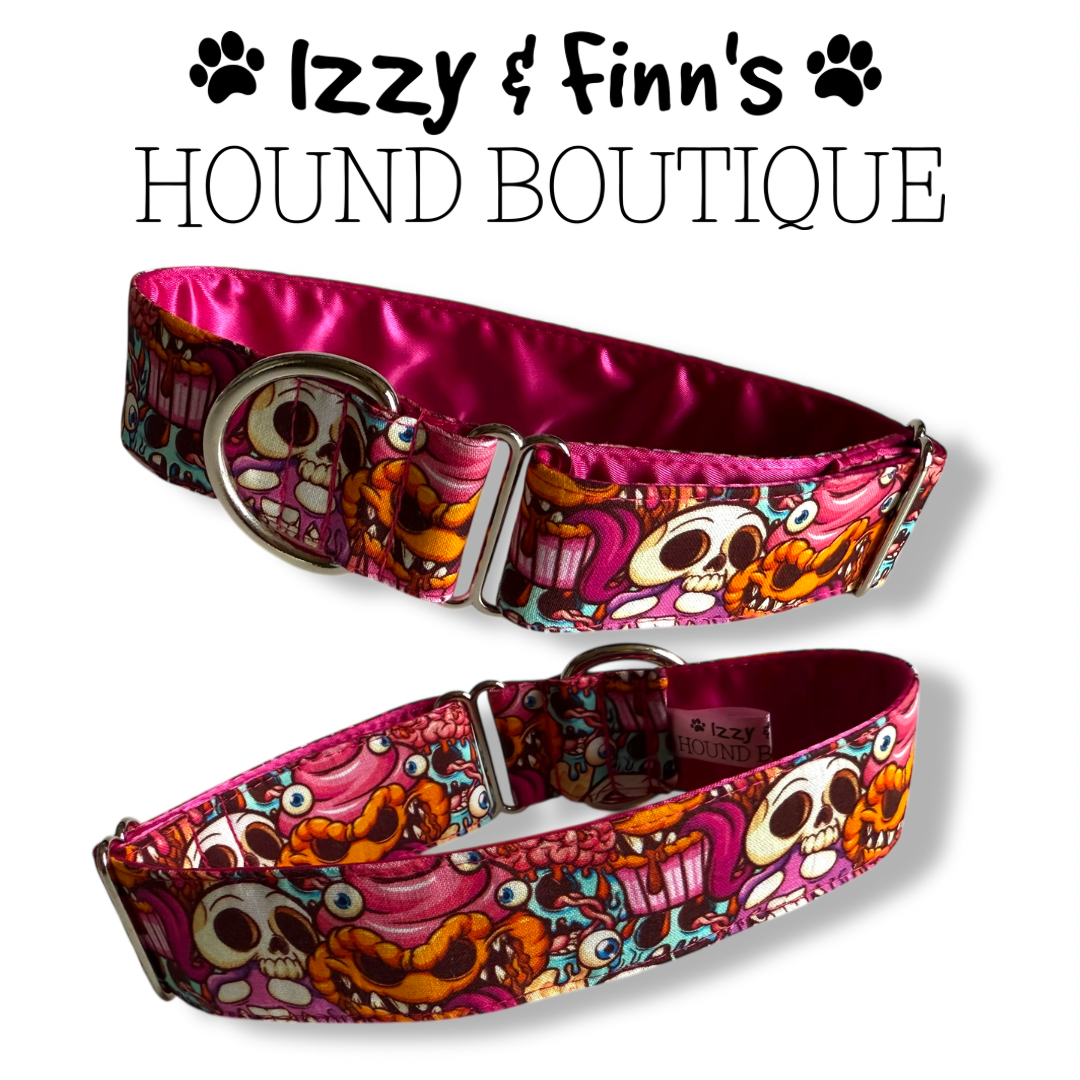 1.5" Fiendish Fancies Greyhound House Collar