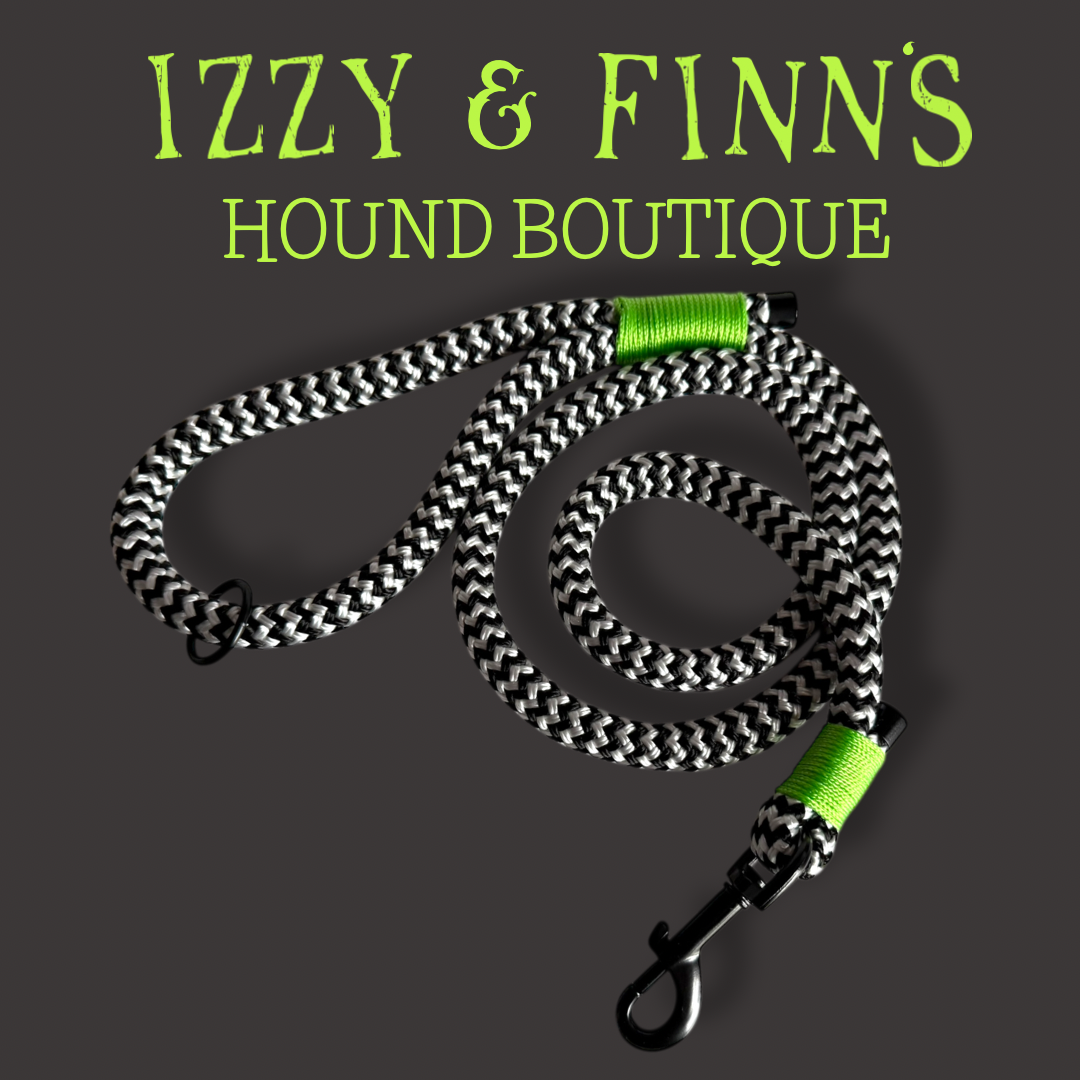 4ft 'Jack' Braided Rope Clip Lead - 12mm Diameter