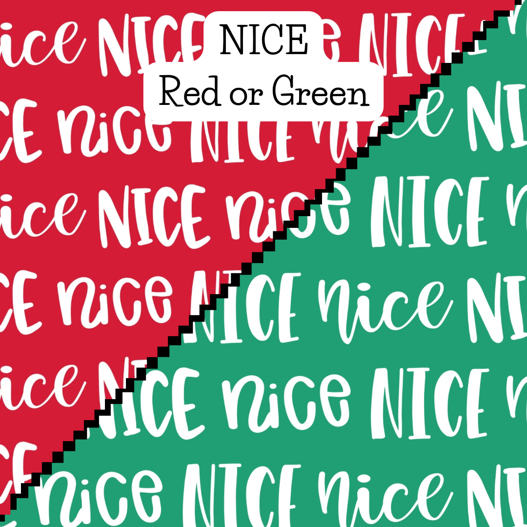 NICE - Red or Green T-shirt Tankies