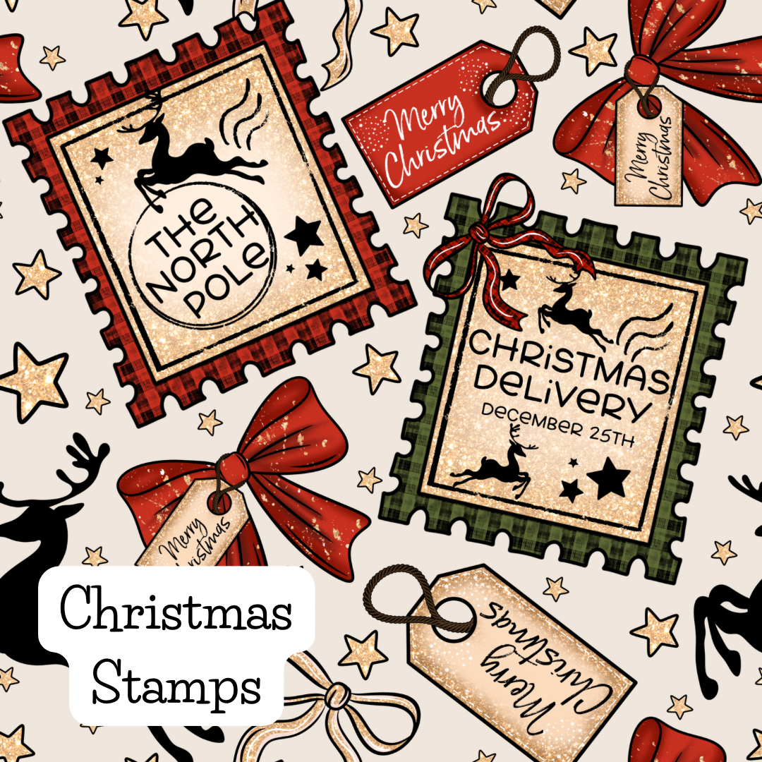 Christmas Stamps T-shirt Tankies