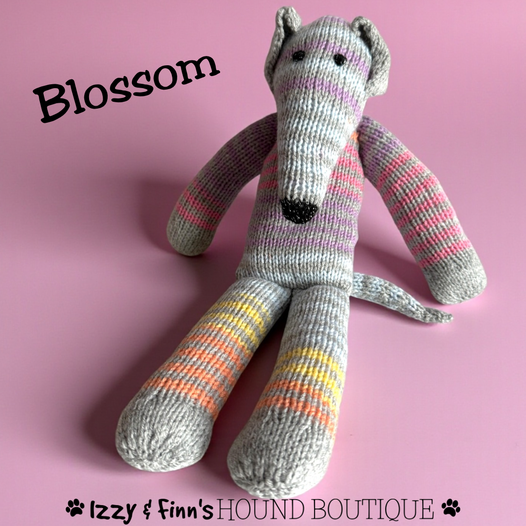 Blossom - The Knitted Sock Dog