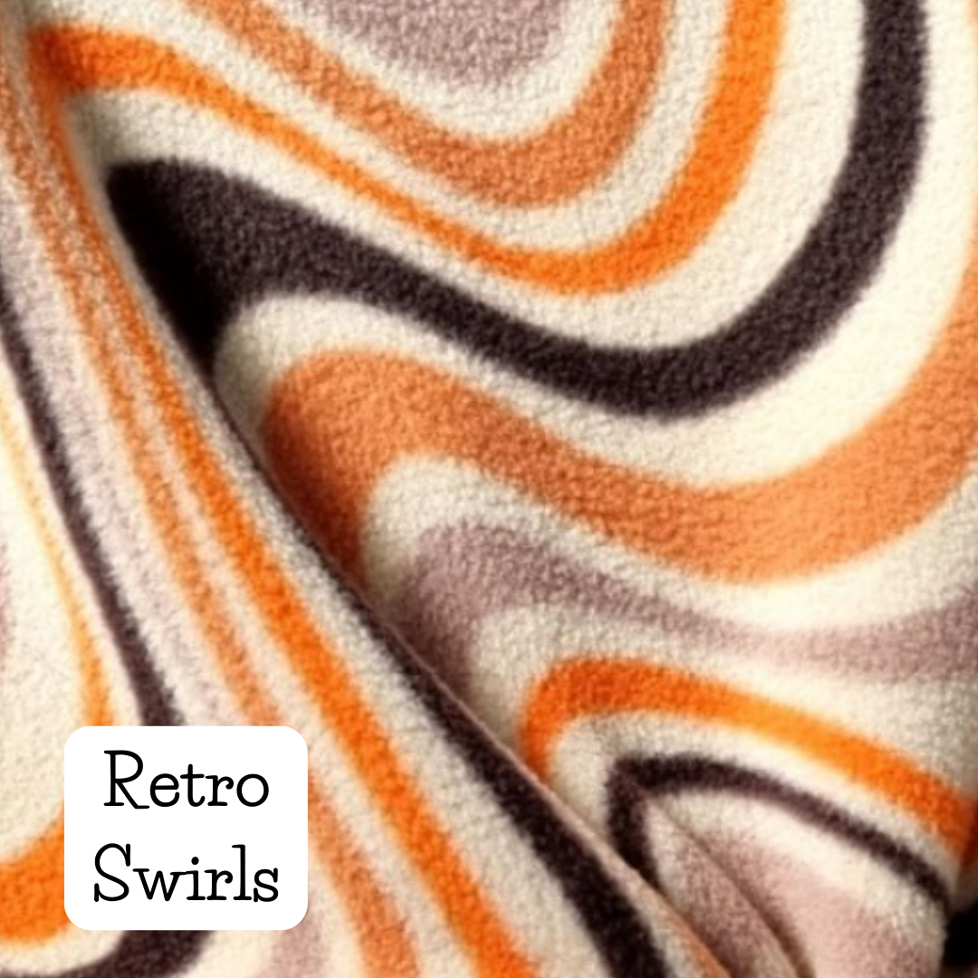 Retro Swirls Fleece
