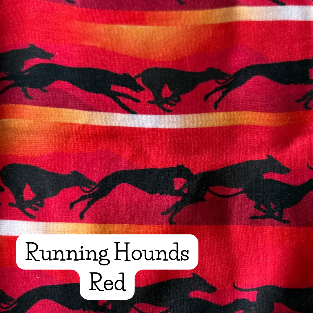 Red Running Hounds Infinity Scarf
