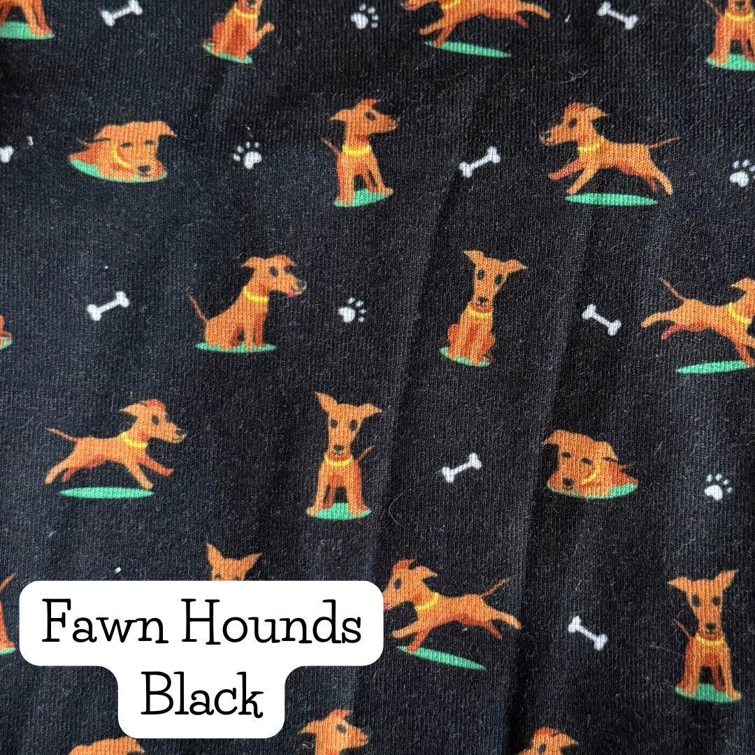 Black Fawn Hounds Infinity Scarf
