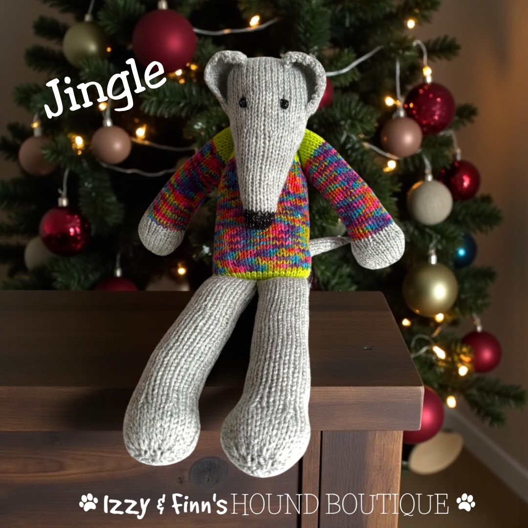 Jingle - The Knitted Sock Dog