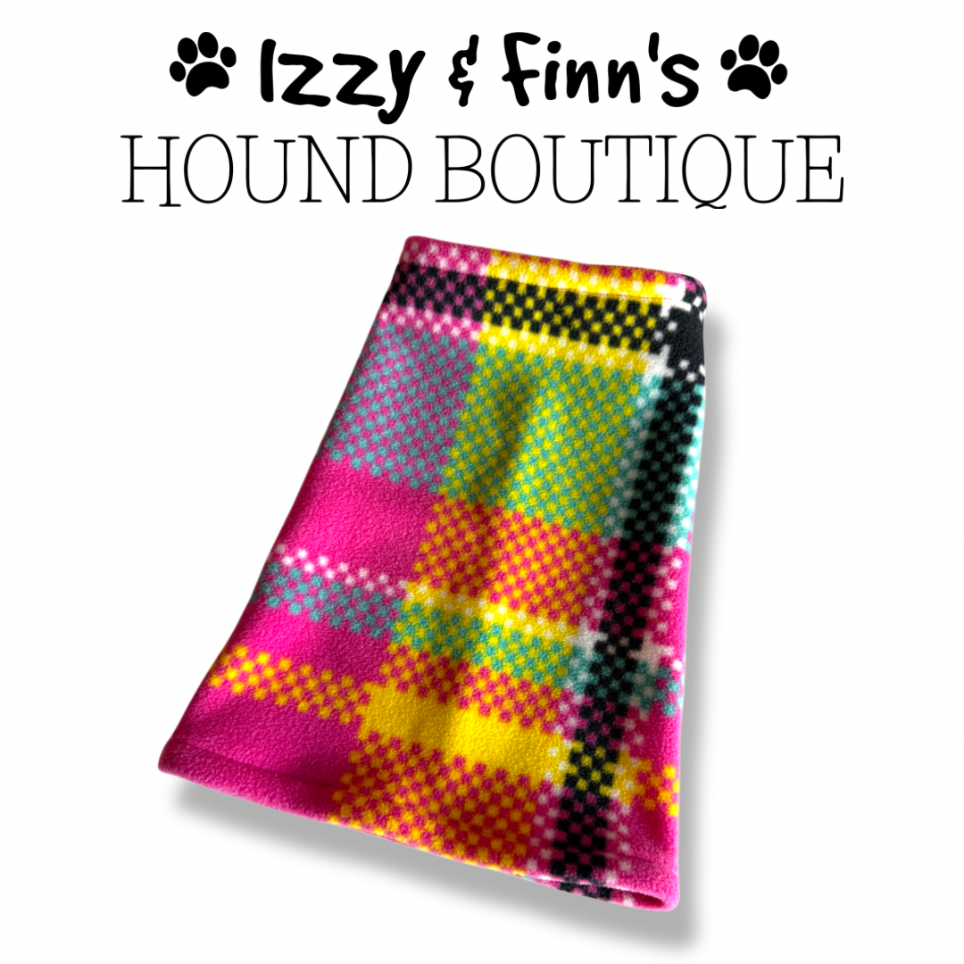 Ready Made - Izzy Tartan Fleece Greyhound Snood