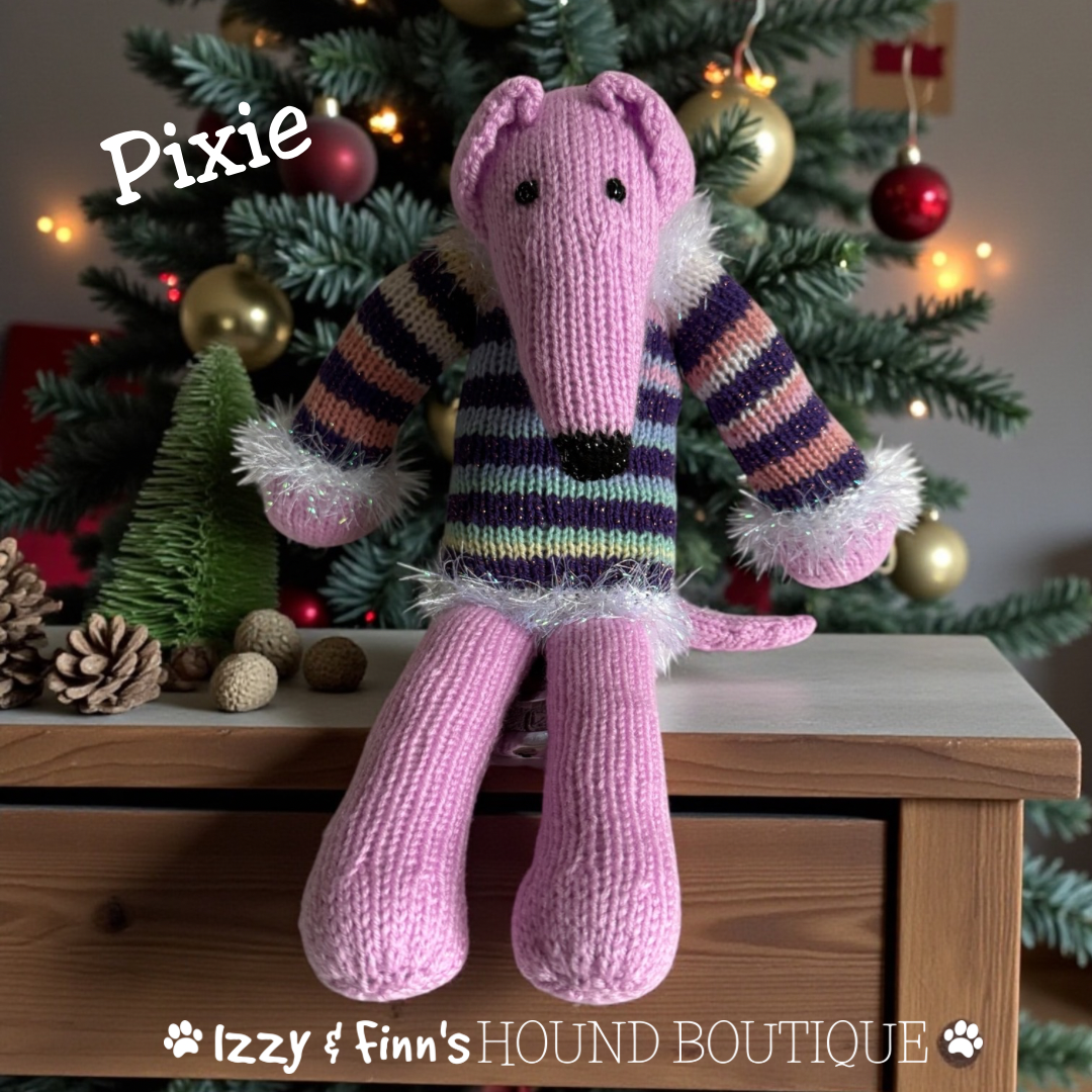 Pixie - The Knitted Sock Dog