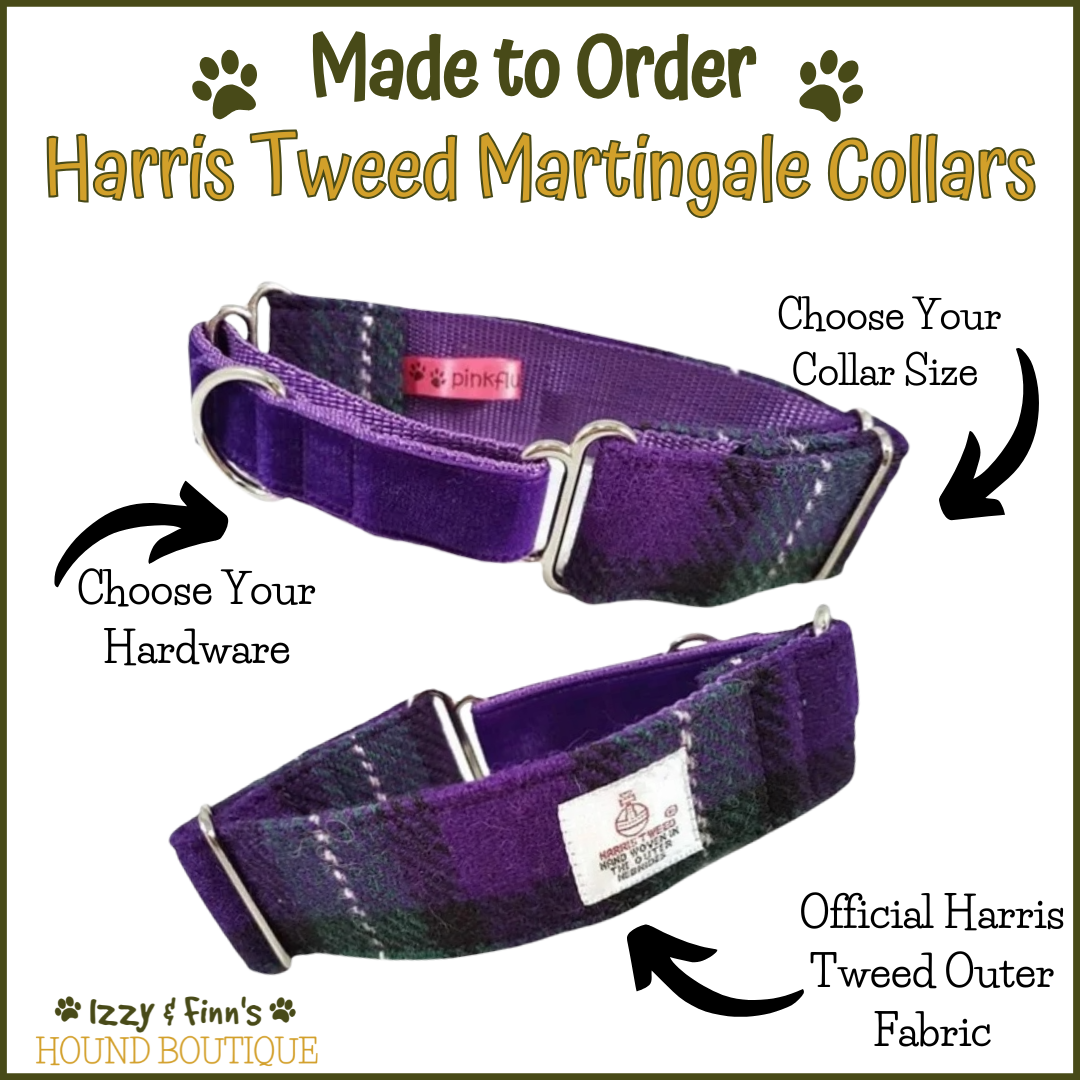 Made to order - Harris Tweed Martingale Collars