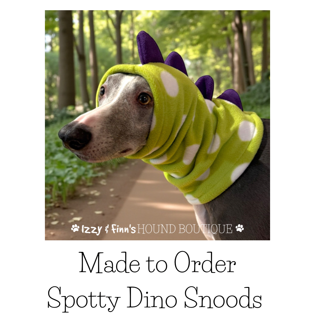 Made to Order - Spotty Fleece Dino Snoods