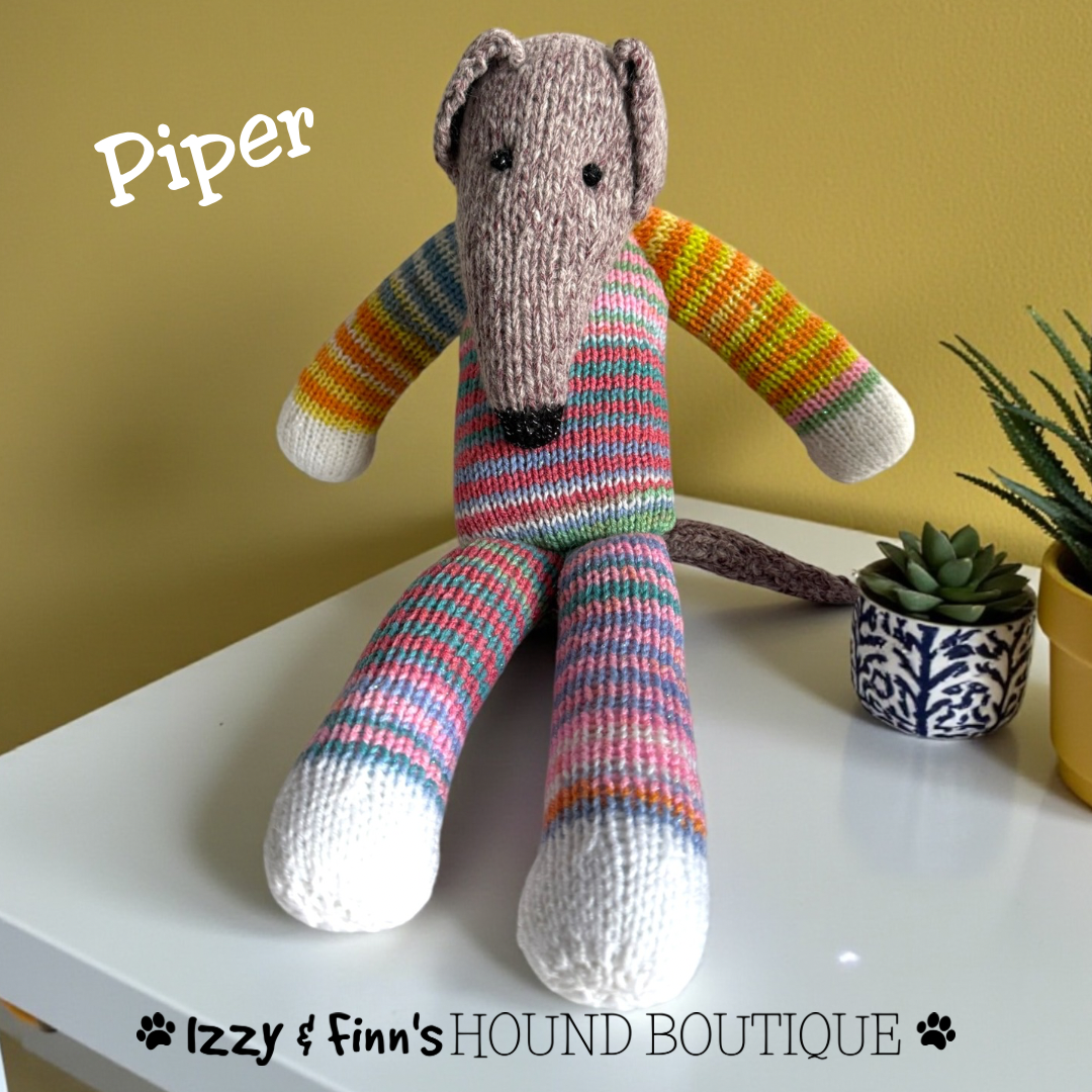 Piper - The Knitted Sock Dog