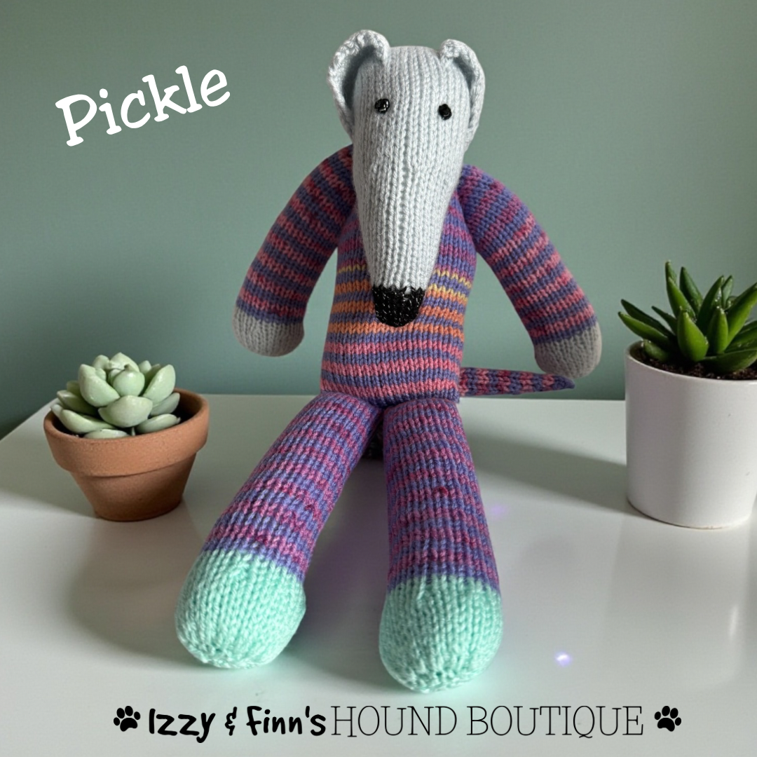 Pickle - The Knitted Sock Dog