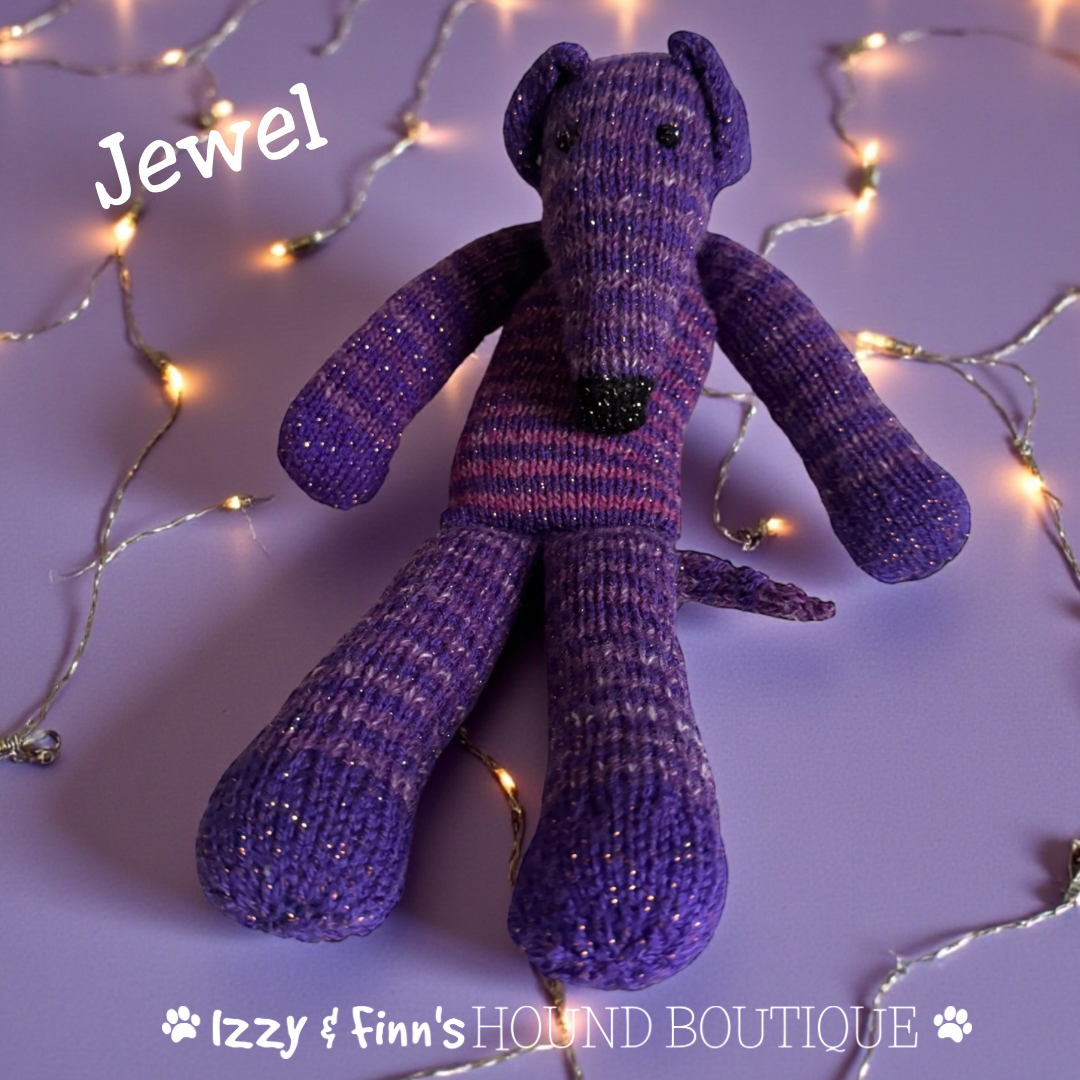 Jewel - The Knitted Sock Dog