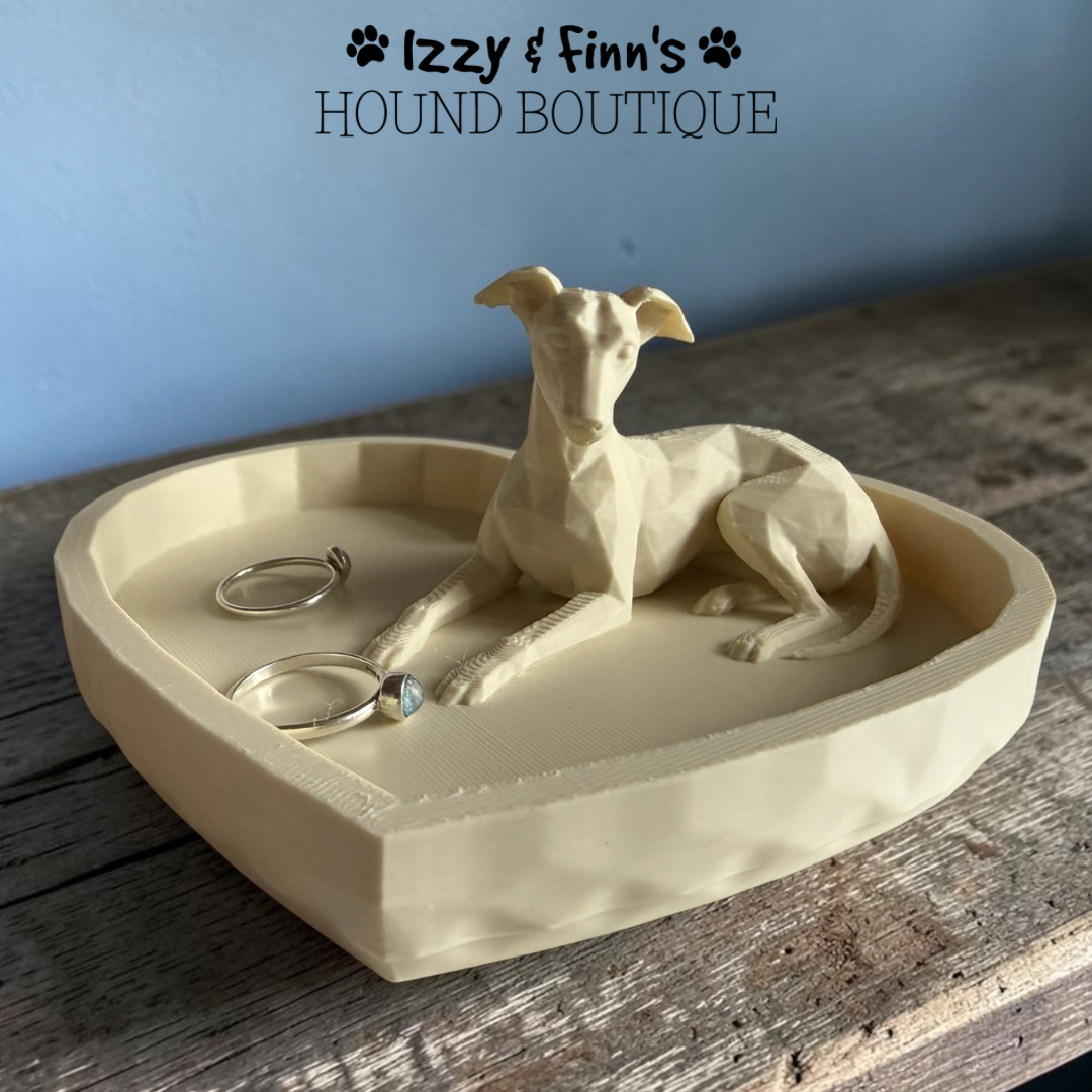 3D Printed Lying Hound Trinket Dish
