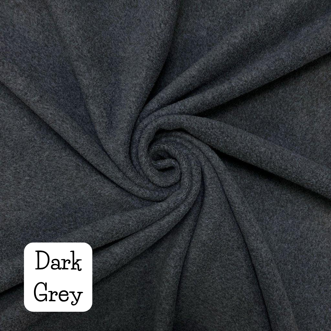 Dark Grey Fleece