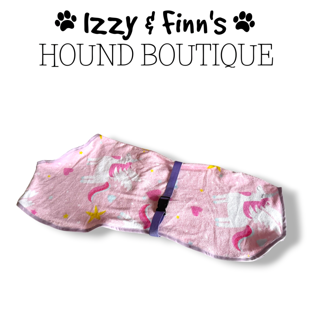 Pegasus Unicorns Towelling Cool Coat - Greyhound 26"