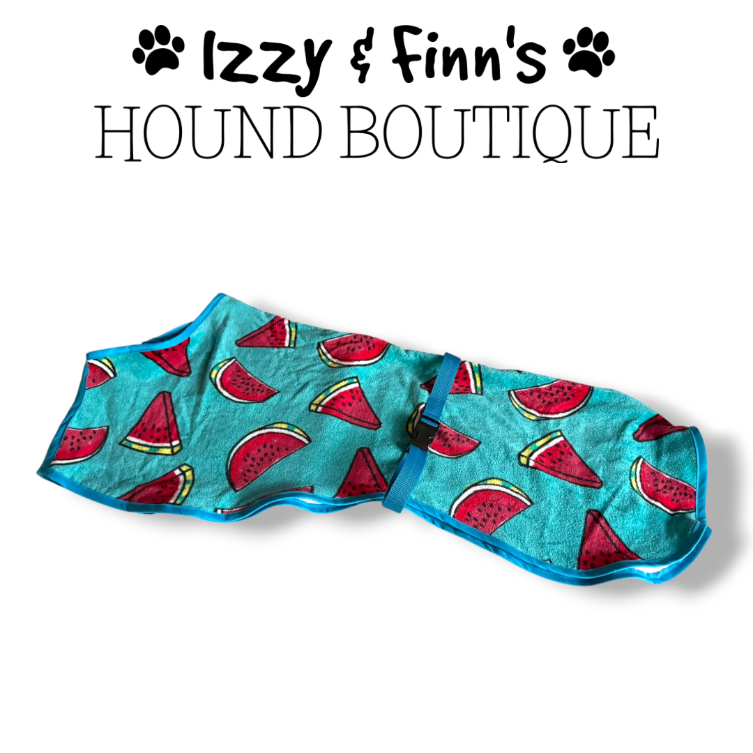 Watermelon V2 Towelling Cool Coat - Greyhound 30"