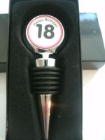18th Birthday bottle stopper - personalised