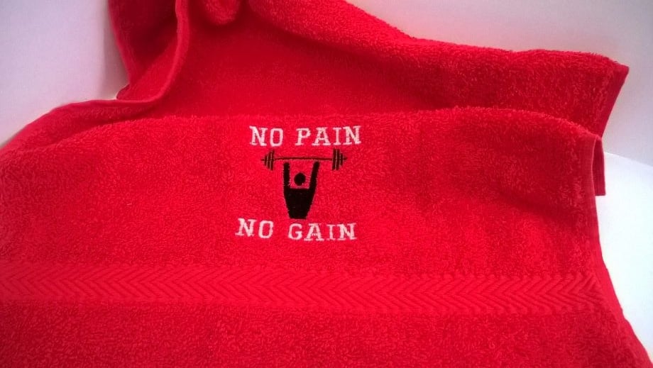 Personalised Gym Towel - Different Colours available