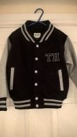 Childs Navy and Grey Varsity Jacket - Embroidered with Initials on the front