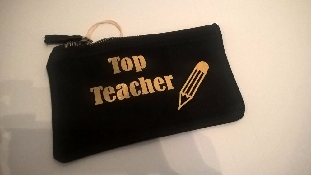Top Teacher Pencil Case