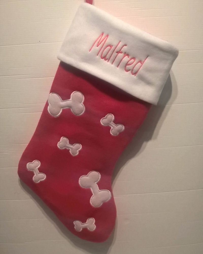 Luxury Personalised Christmas Stocking - 6 designs to choose from
