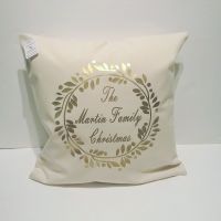 Personalised Family Christmas Cushion