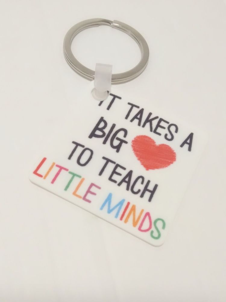 Personalised KEYRING KEYCHAIN ANY NAME ANY WORD GIFT TEACHER SCHOOL BAG WORD 