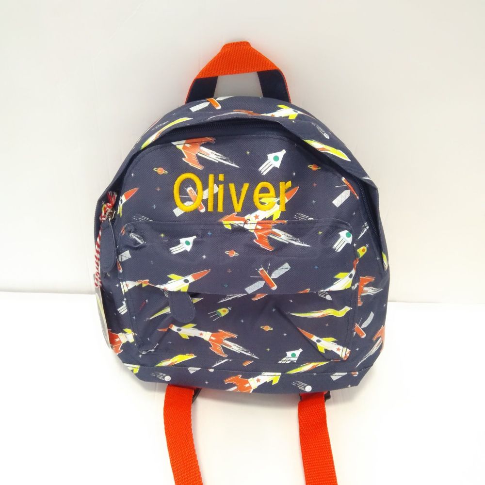 Personalised Child's Mini Space Age Backpack