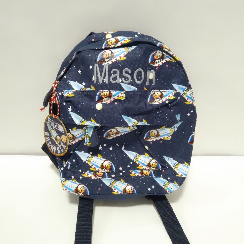 Personalised Child's Mini Space themed Backpack
