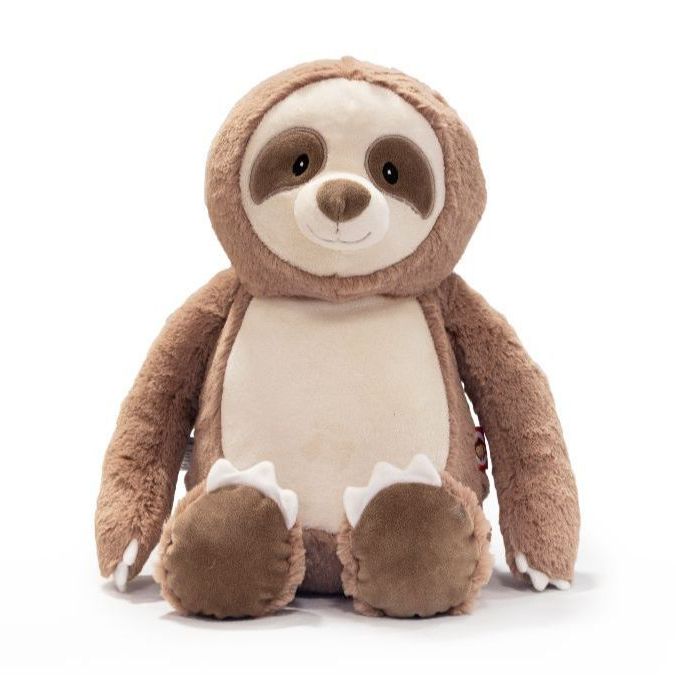 Personalised Cubbies Sloth | Embroidered Sloth Teddy | Sloth Personalised G