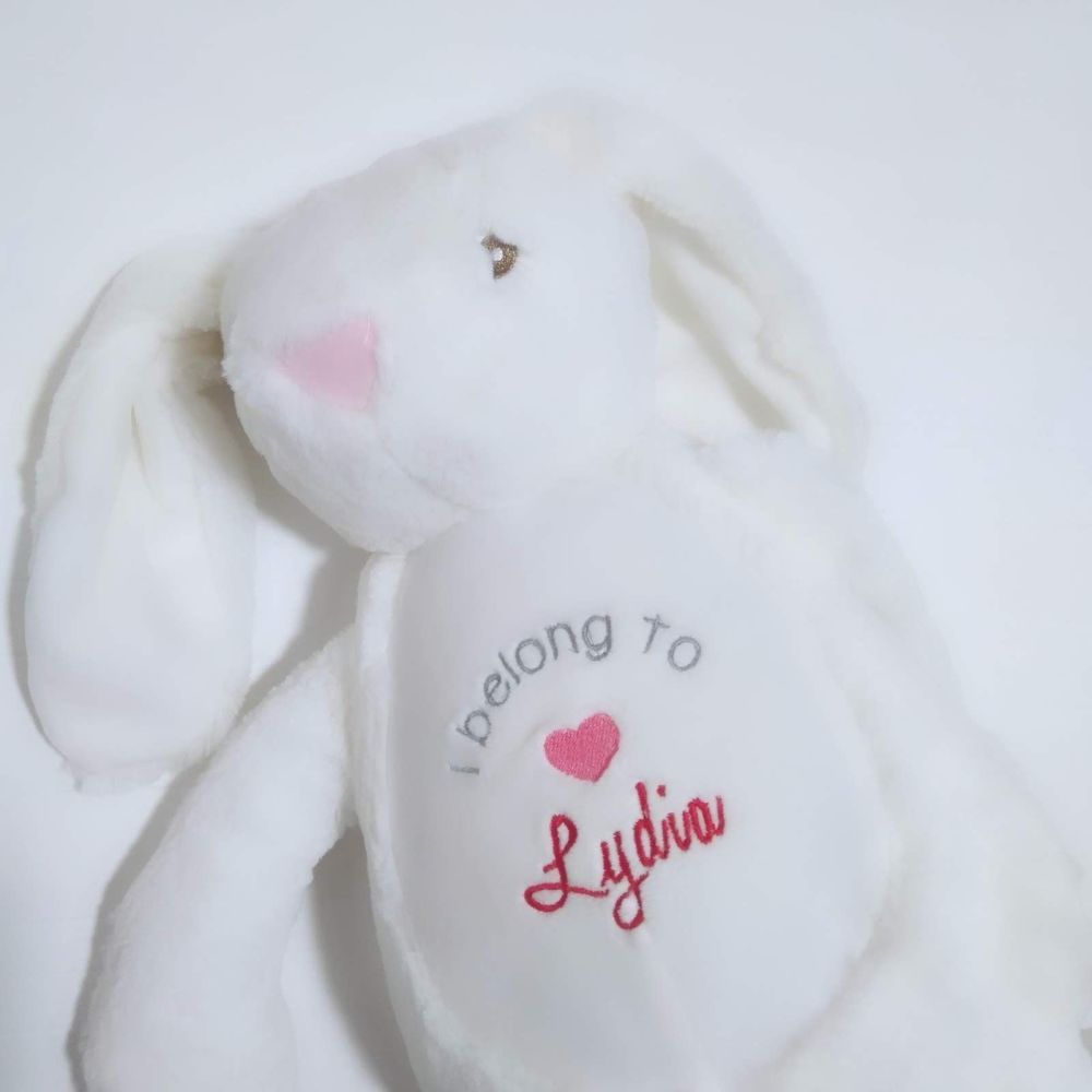 I belong to Bunny Soft Toy | Bunny Keepsake Gift | Gift for Girls | Easter 