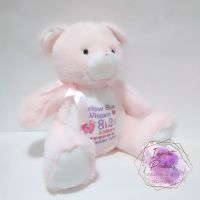 Personalised Pink Teddy Soft Toy 
