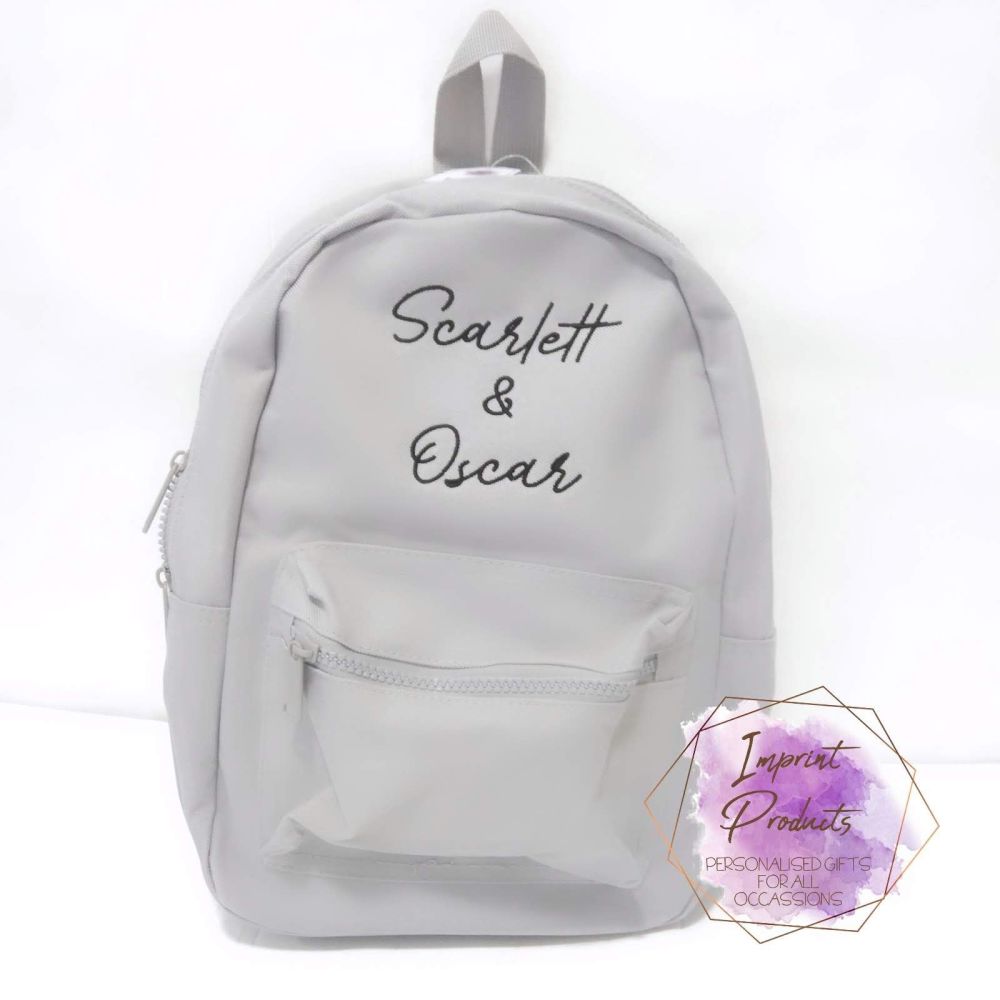 personalised nursery backpack