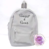 Personalised Script Font Mini Fashion Backpack