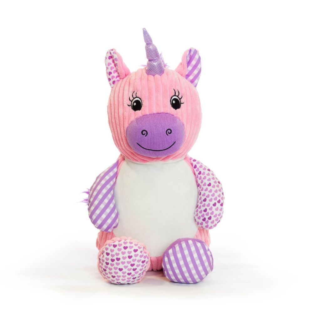 Cubbies Harlequin Unicorn | Personalised Baby Girl Gift
