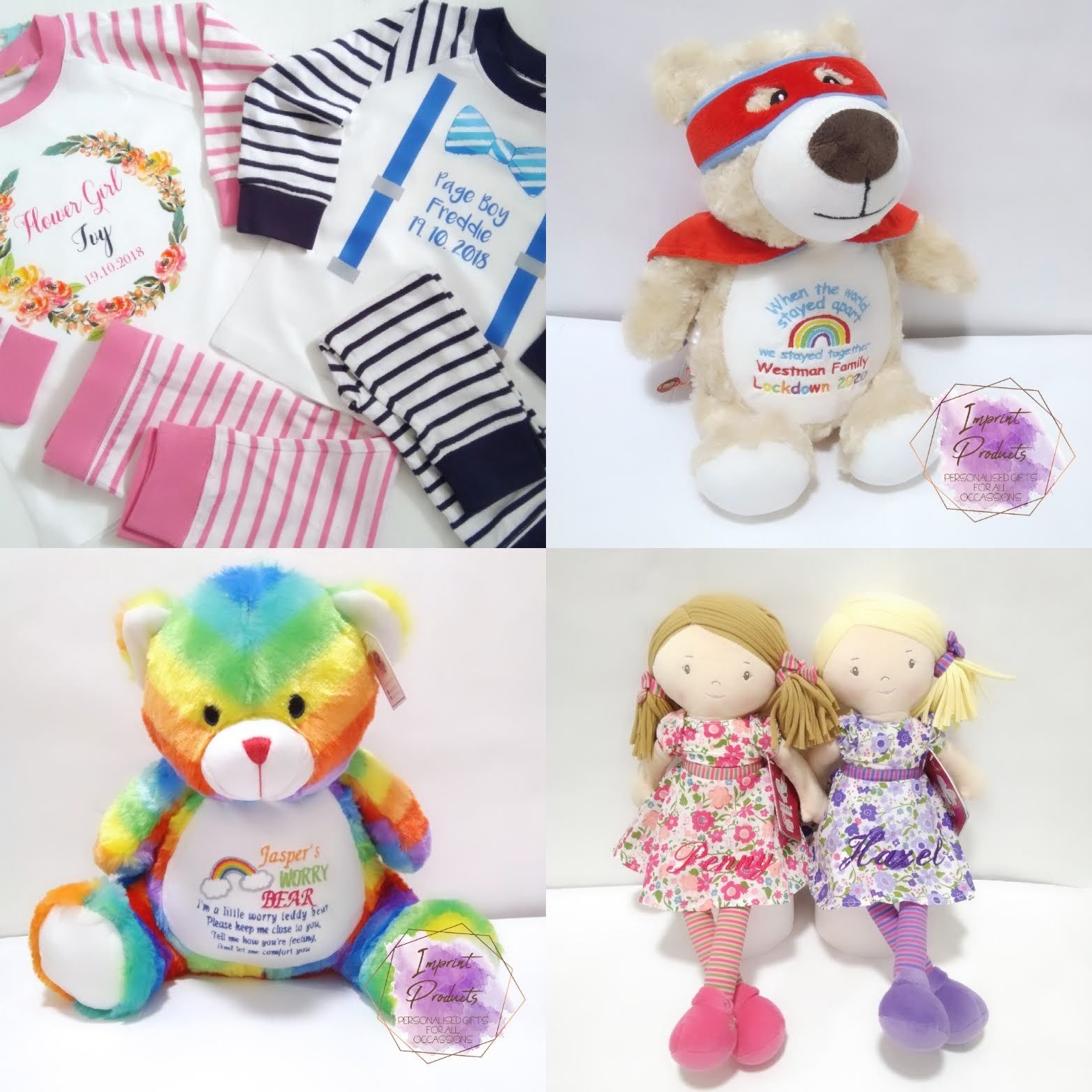 Personalised Keepsake Teddy Bears Cubbies New Baby Gifts