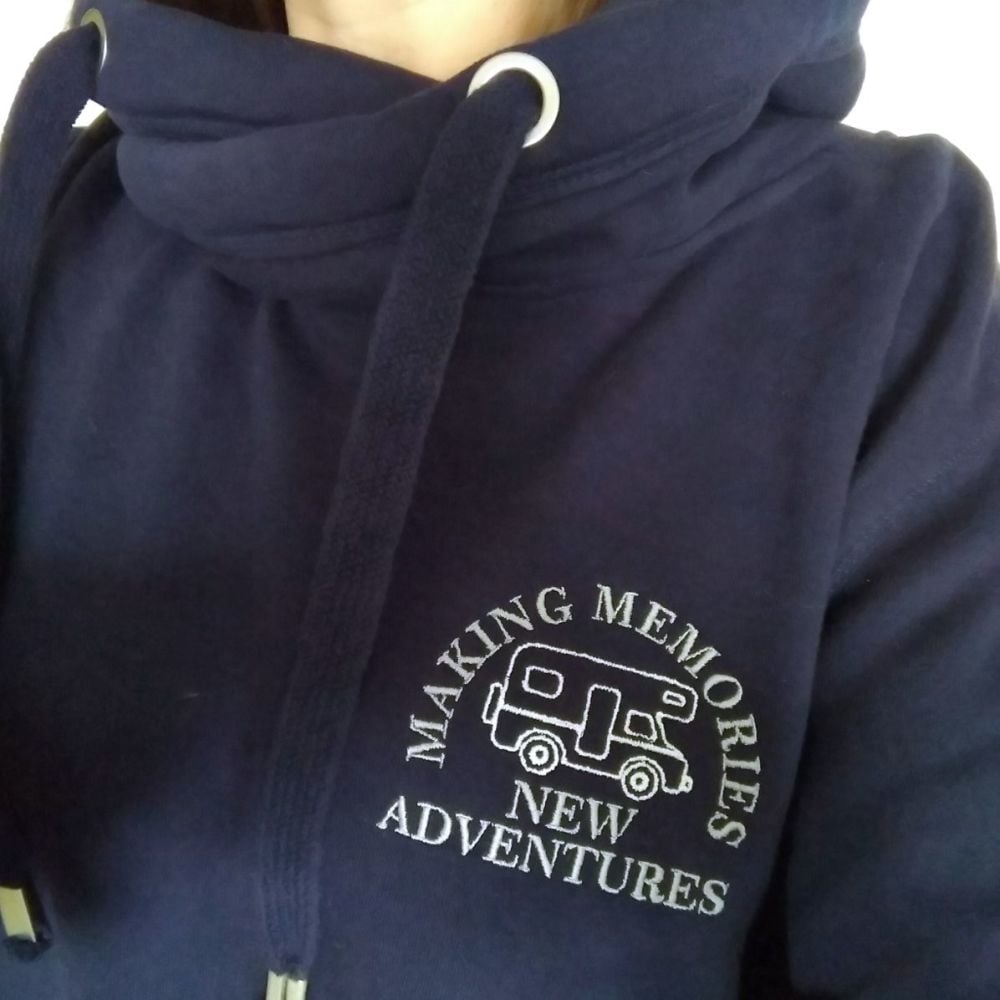 Making Memories New Adventures Motorhome Sweatshirt or Cowl Hoodie 