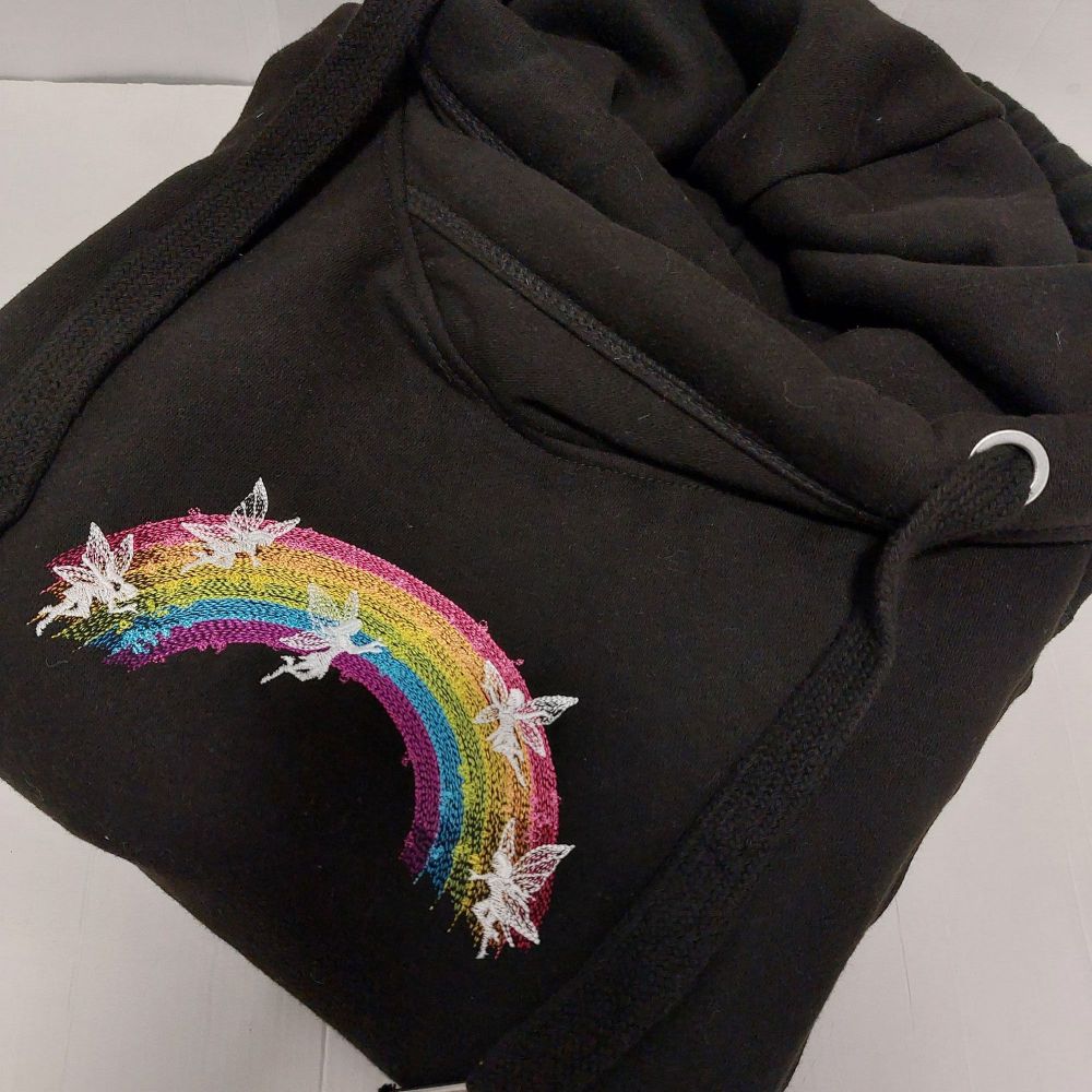 Magical Fairy Rainbow Sweatshirt or Cowl Hoodie 