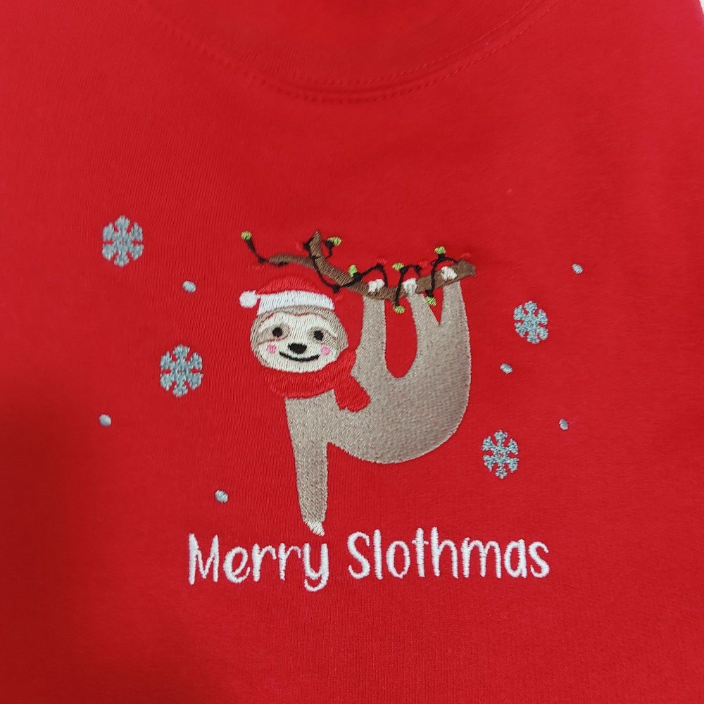 Merry Slothmas Christmas Jumper