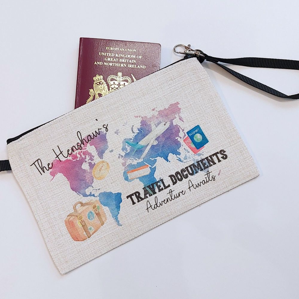 Family Passport Travel Documents Holder