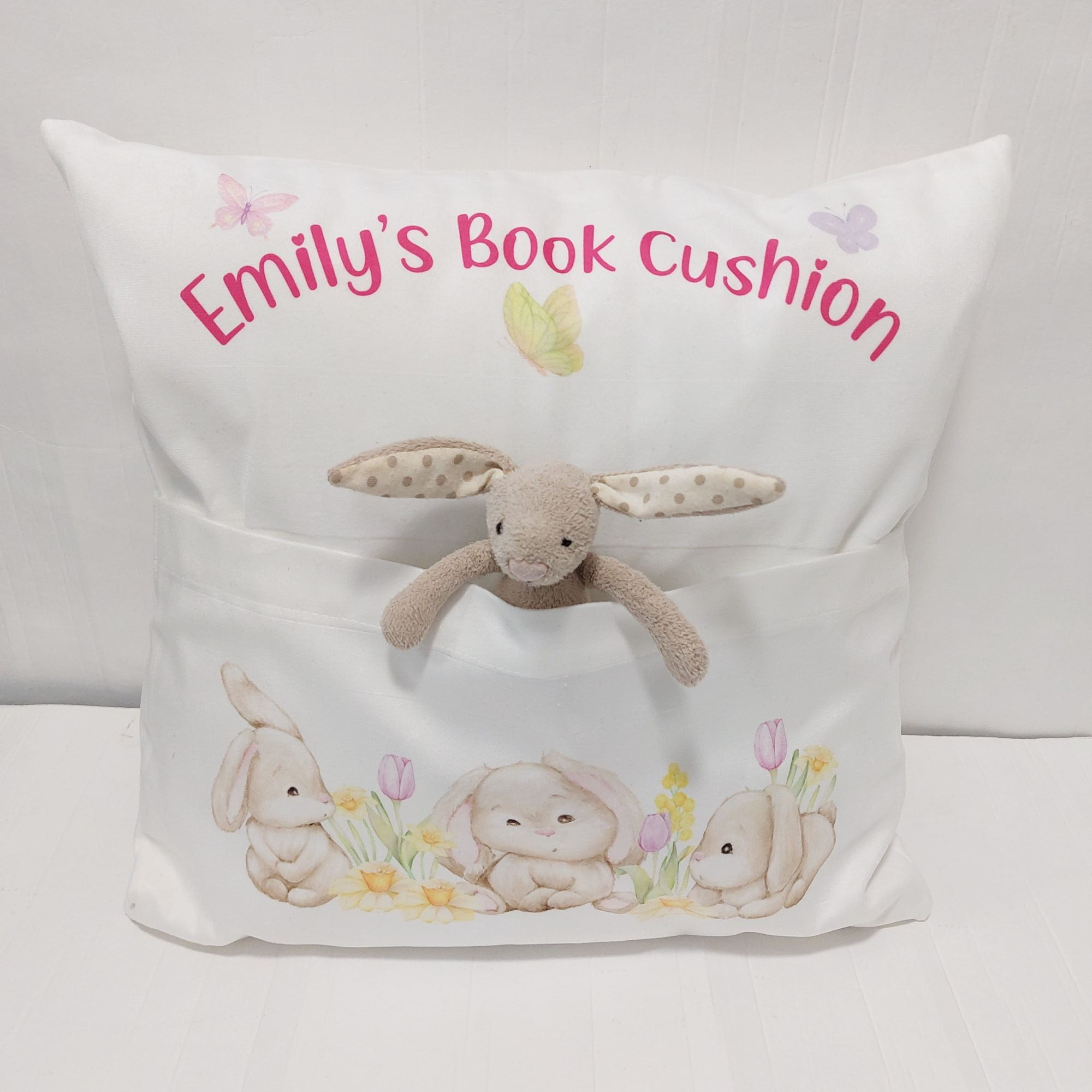 Easter Book Cushion | Non Chocolate Easter Gift |Easter Hunt Gift | 